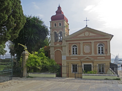 Mandrakinas Church, Corfu Greece