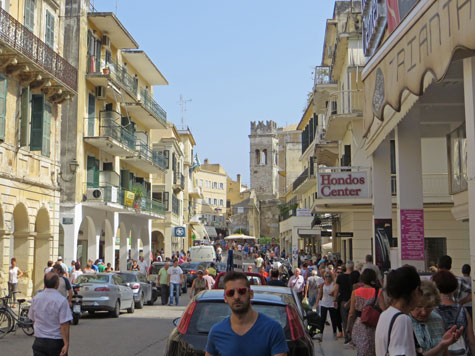 Nikiforou Theotoki Street in Corfu