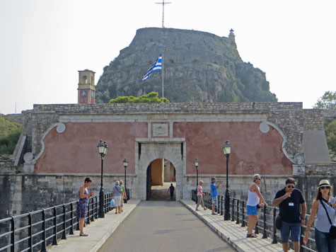 Old Fortress in Corfu Greece