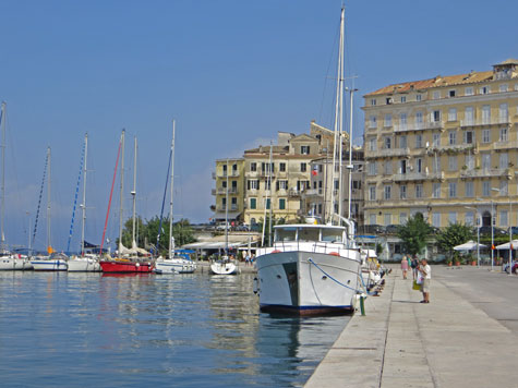 Walk to Corfu Town from Cruise Ship Terminal